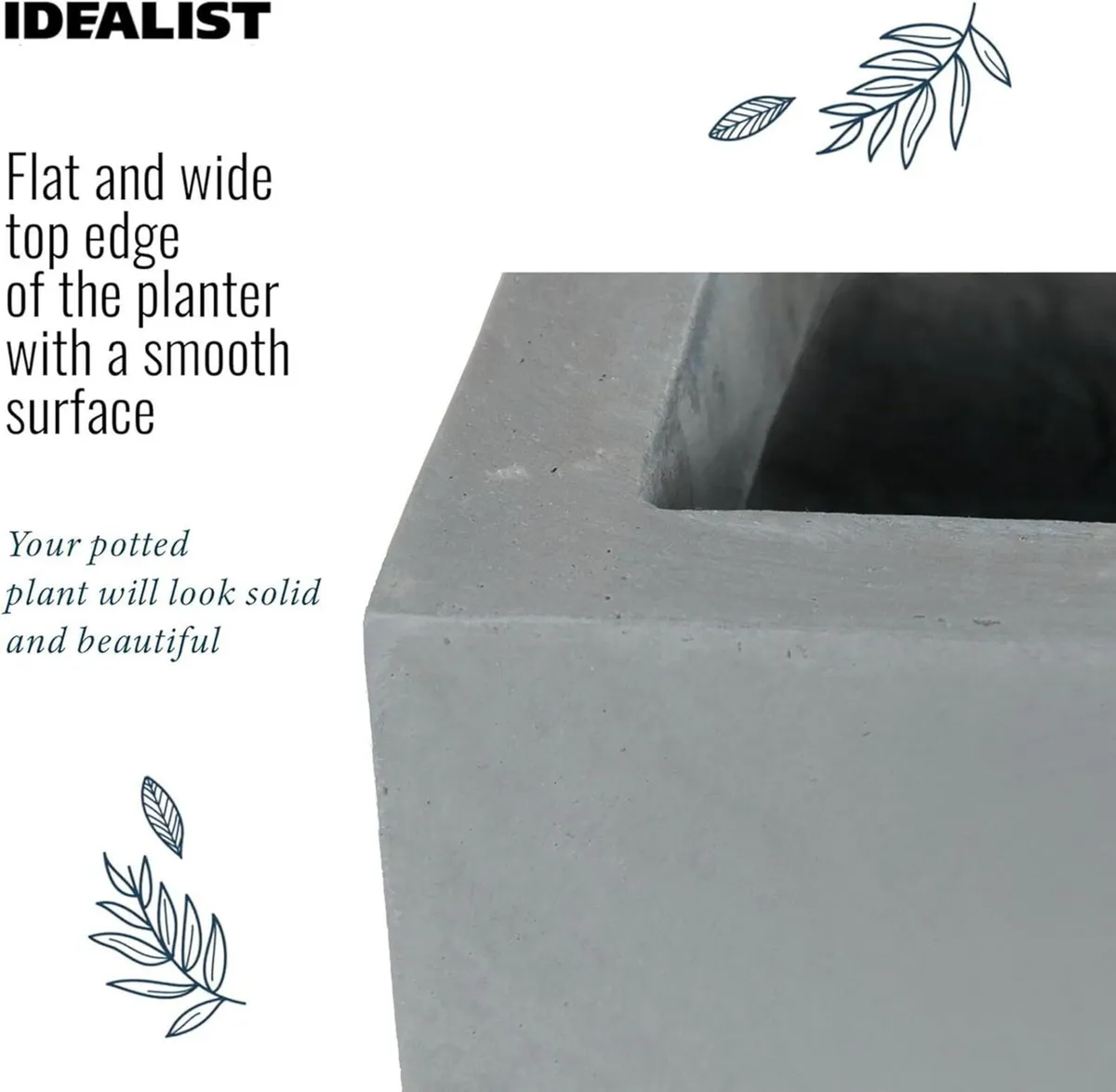 Plant Pots Window Box Planter Reinforced Stone - Image 4