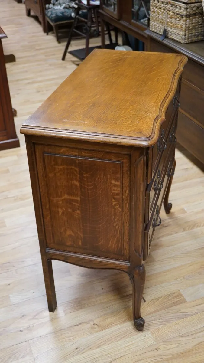 Vintage French Oak Chest of Drawers - Image 2