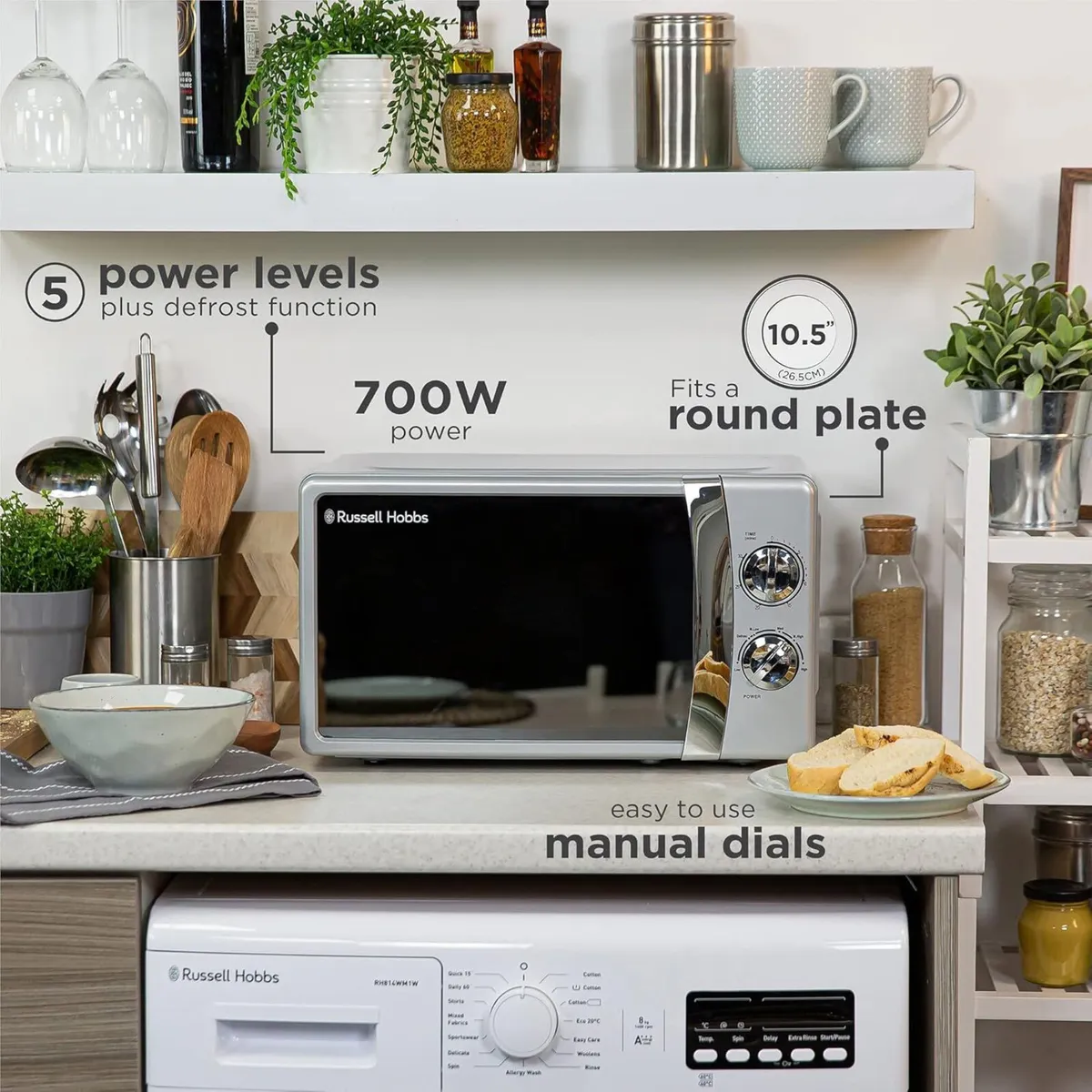 17 Litre 700W Solo Manual Microwave - Image 2