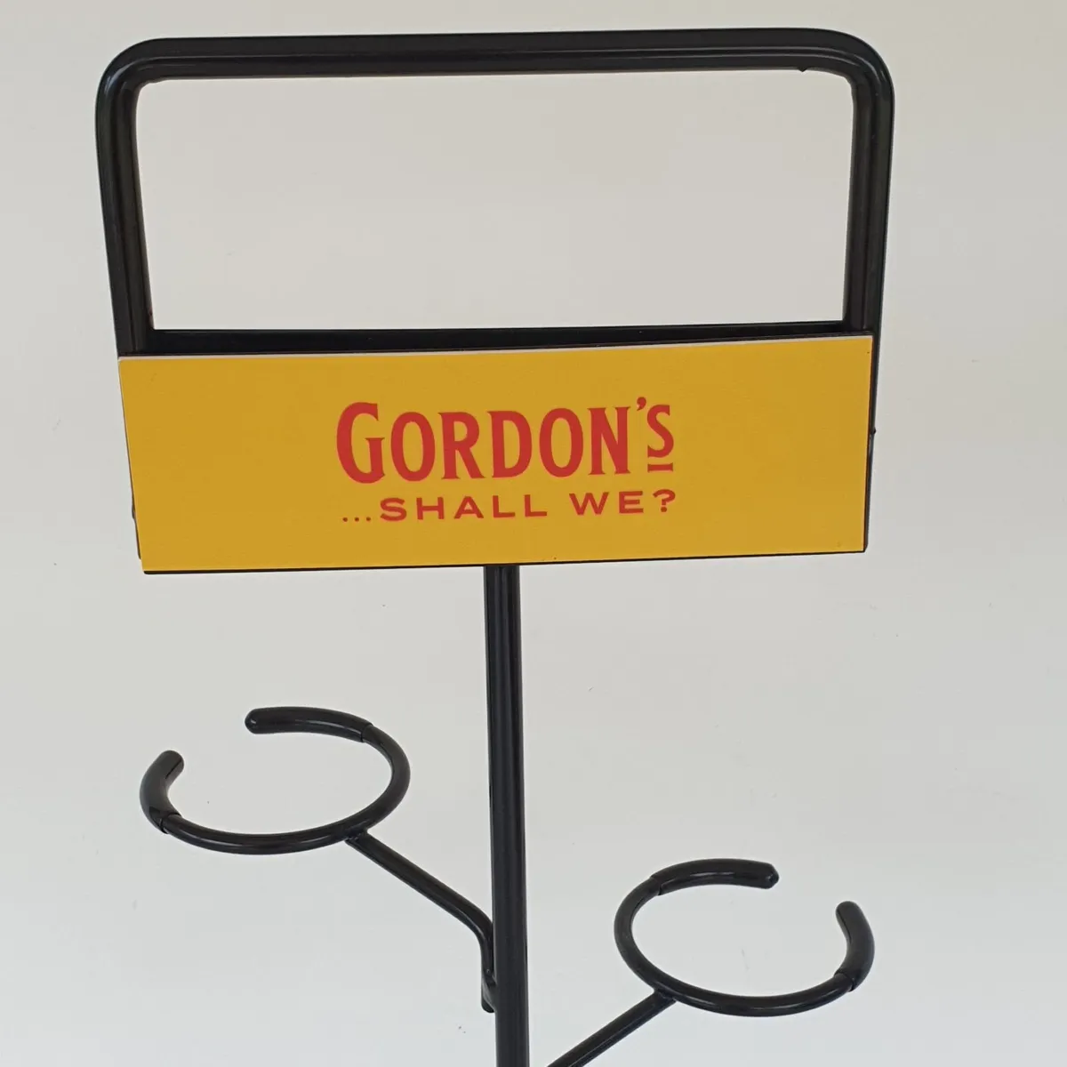 Gordon's Gin metal glass display stand - Image 2