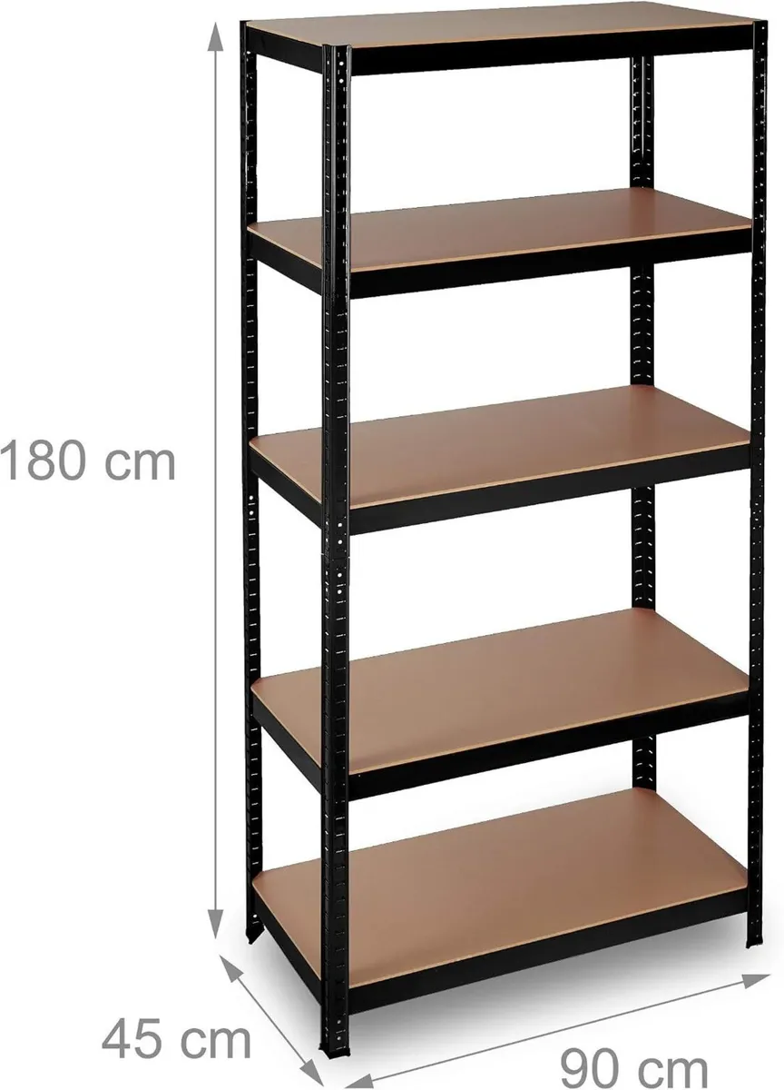 Heavy-Duty Shelving Capacity 875KG 5 Tiers Plug - Image 4