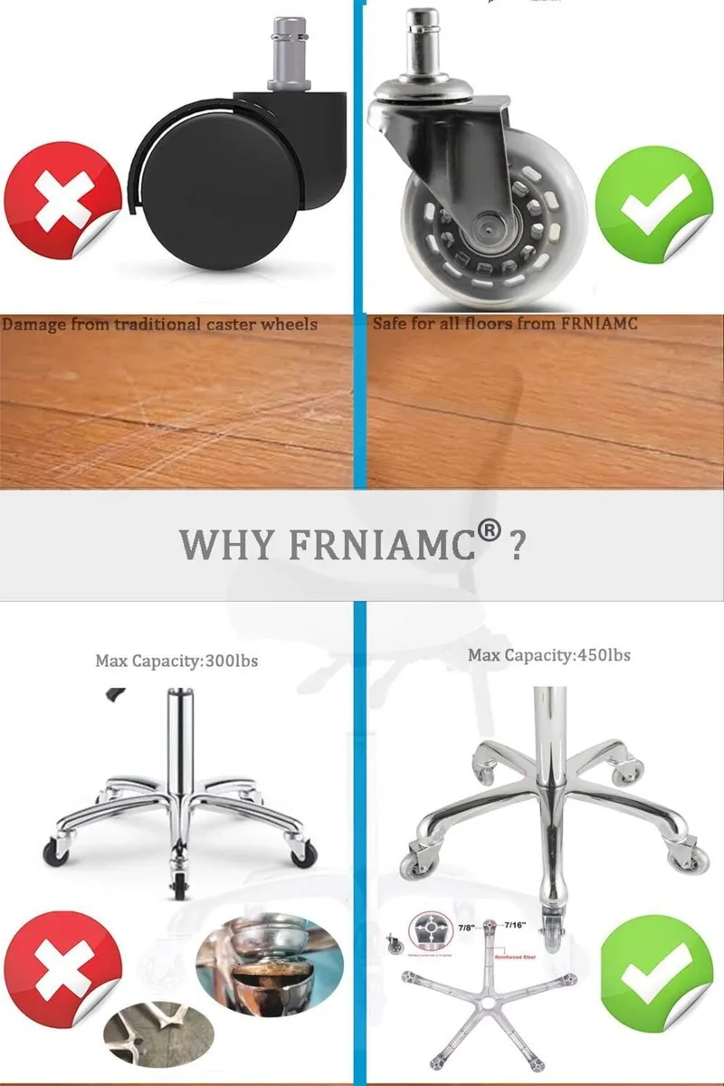 Professional Saddle Stool with Wheels Ergonomic - Image 2