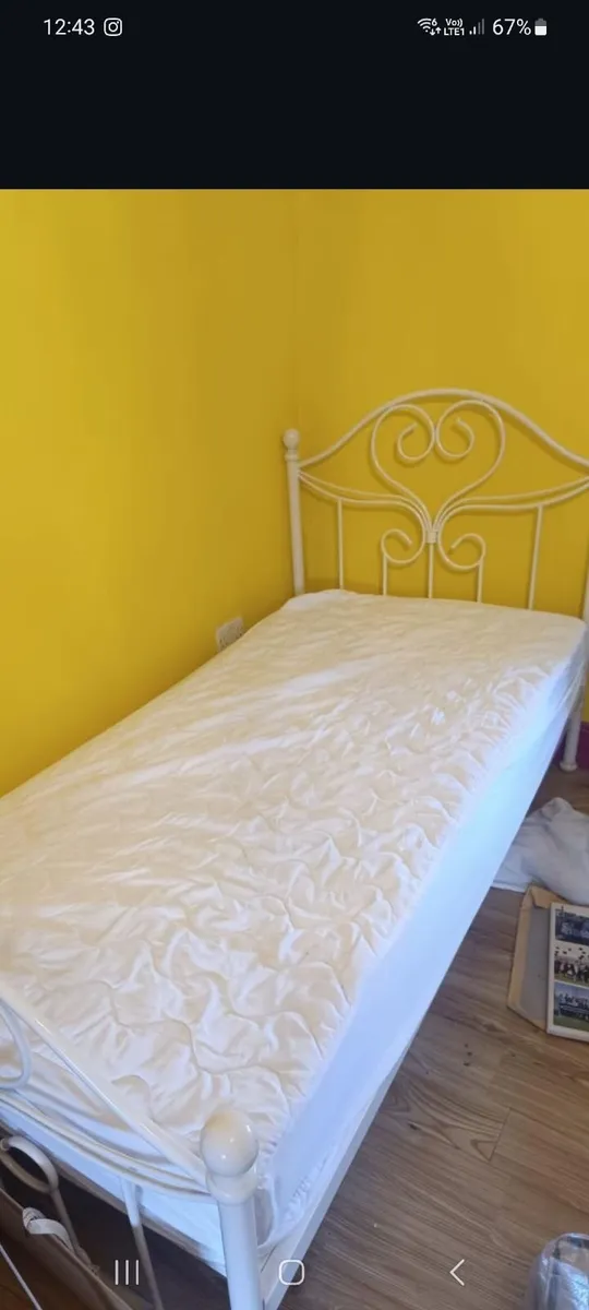 Single bed and harvey norman mattress - Image 2