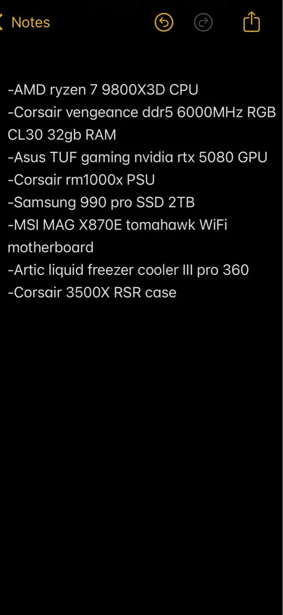 RYZEN 7 9800X3D | RTX 5080 GAMING PC - Image 2