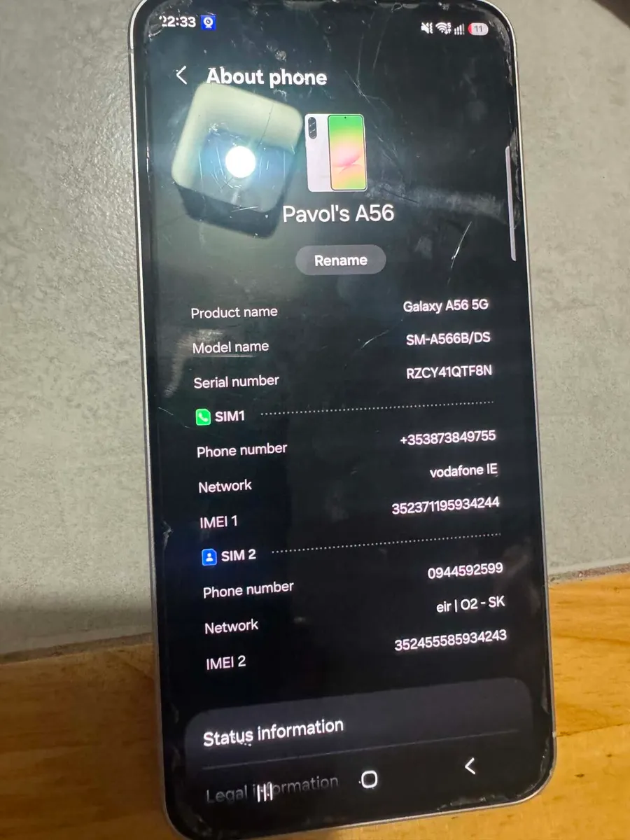 Samsung Galaxy A56 5G (Dual SIM) – Pristine Condit - Image 1