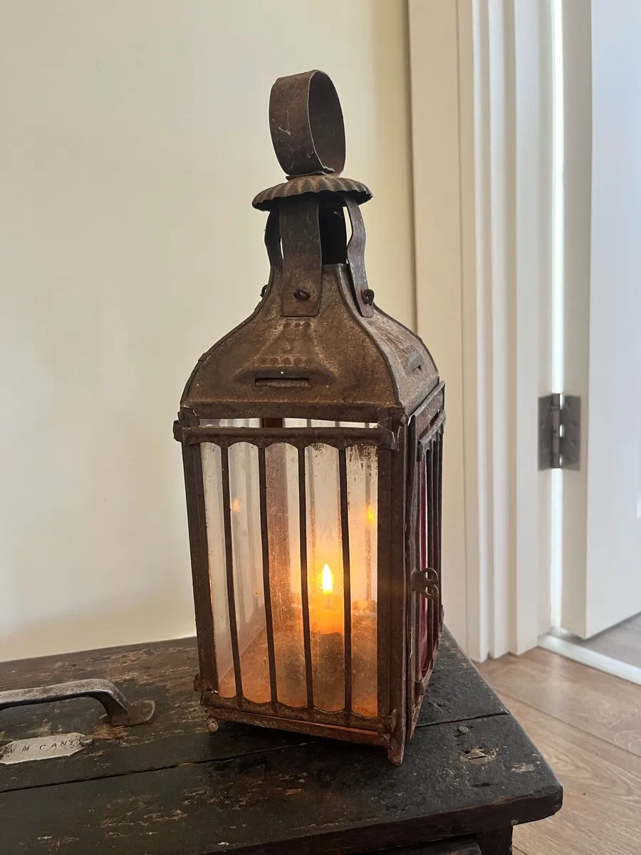 Antique French Cottage Lantern - Image 3