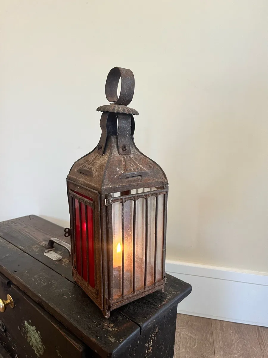 Antique French Cottage Lantern - Image 4