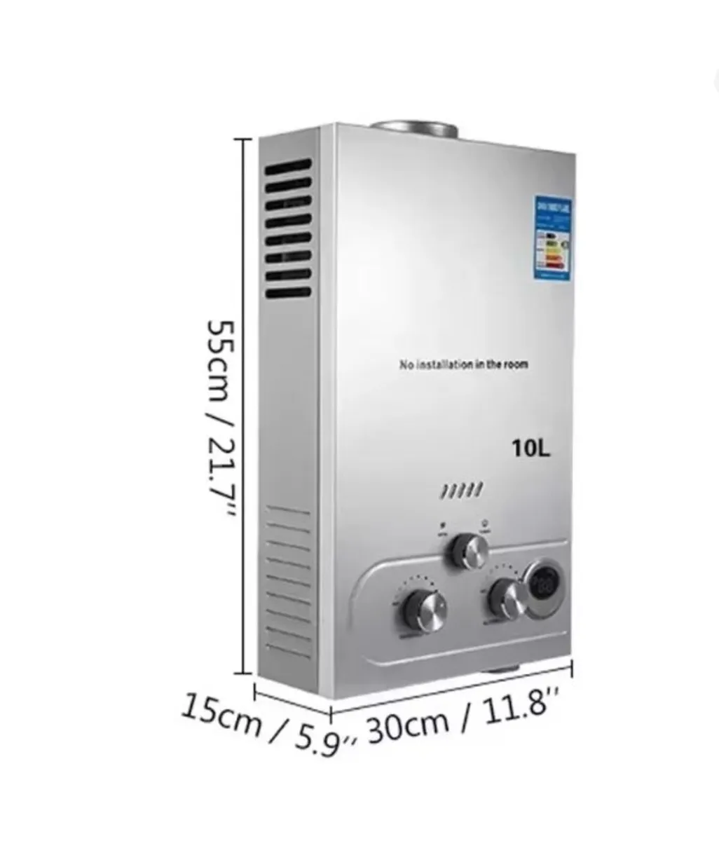 LPG Water Heater 10L 20KW - Image 1