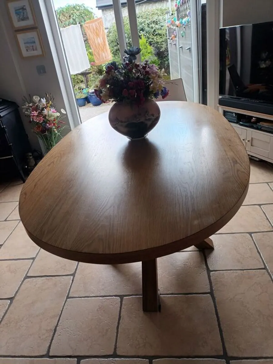 Tilman Oak Oval Dining Table - Image 3