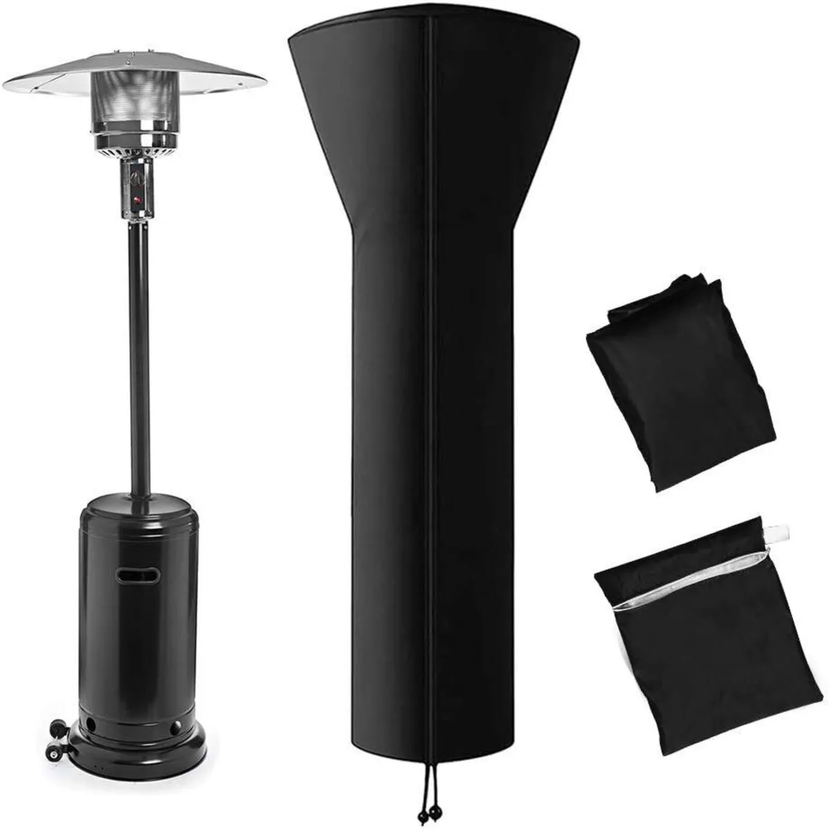 Waterproof Patio Heater Cover with Zipper - Image 1
