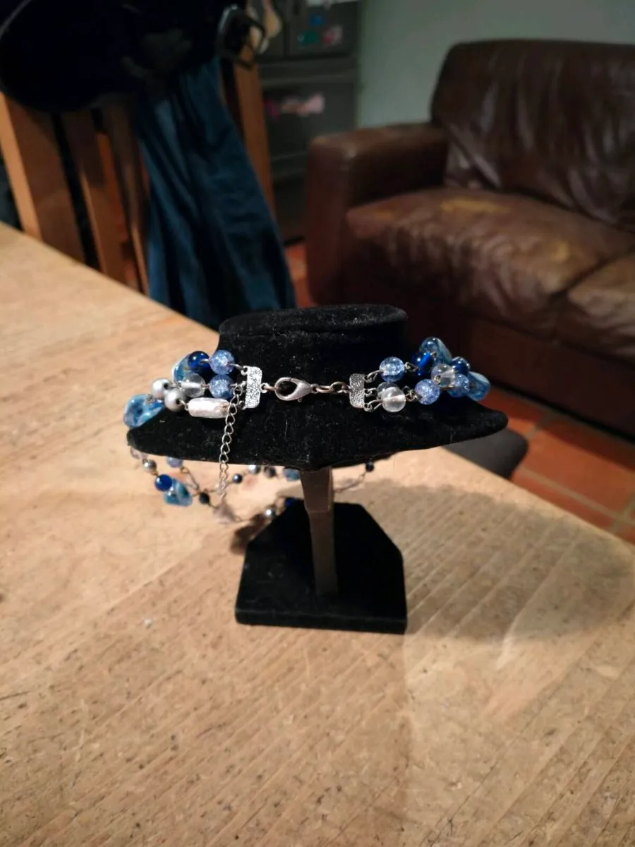 vintage multi-strand statement necklace featuring - Image 4