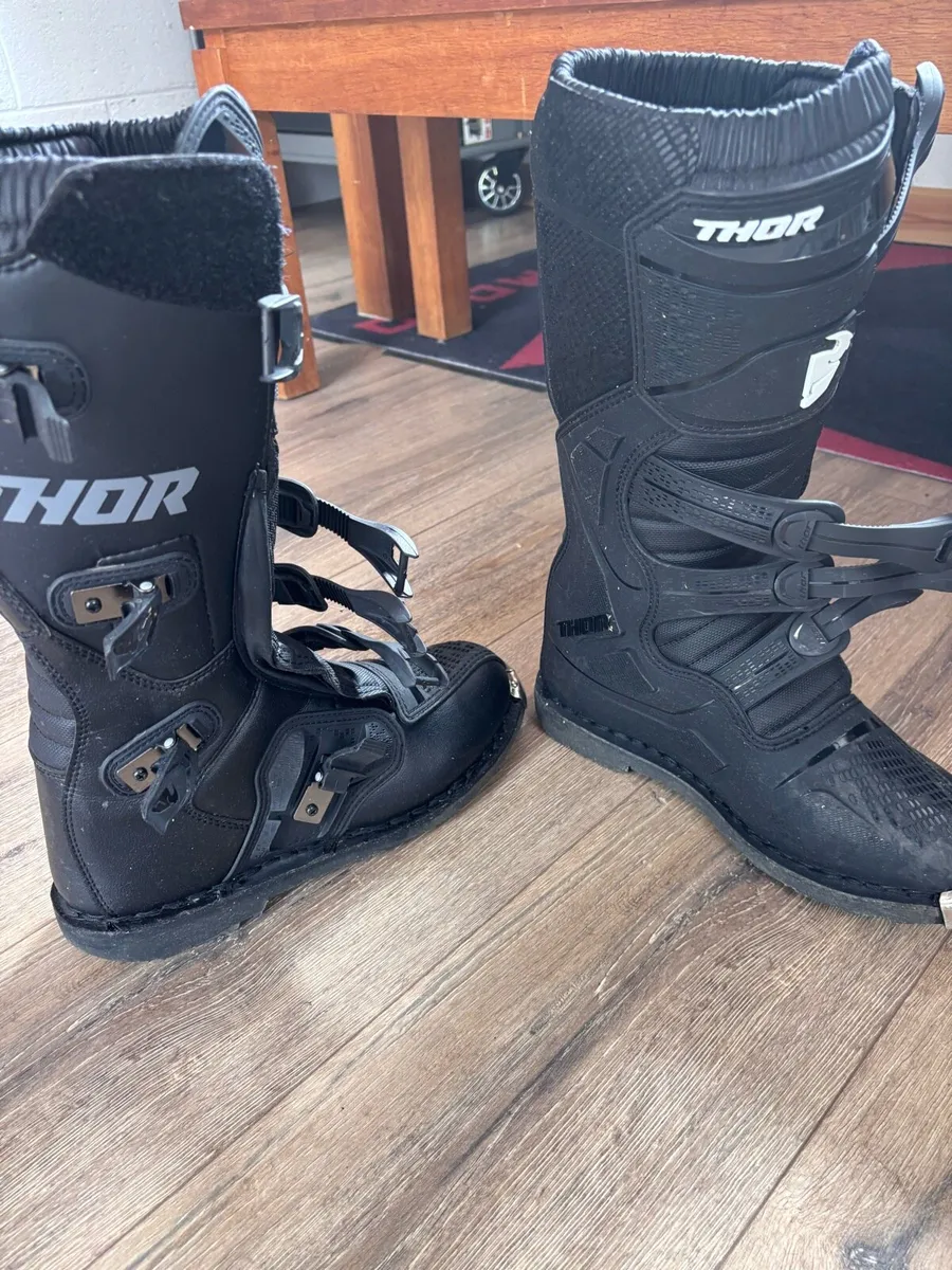 Thor Blitz XP MX Motocross Boots (Size 9) - Image 2