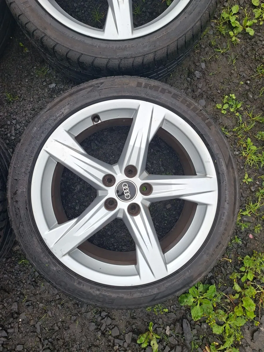18" Genuine Audi S Line Alloys with tyres - Image 2