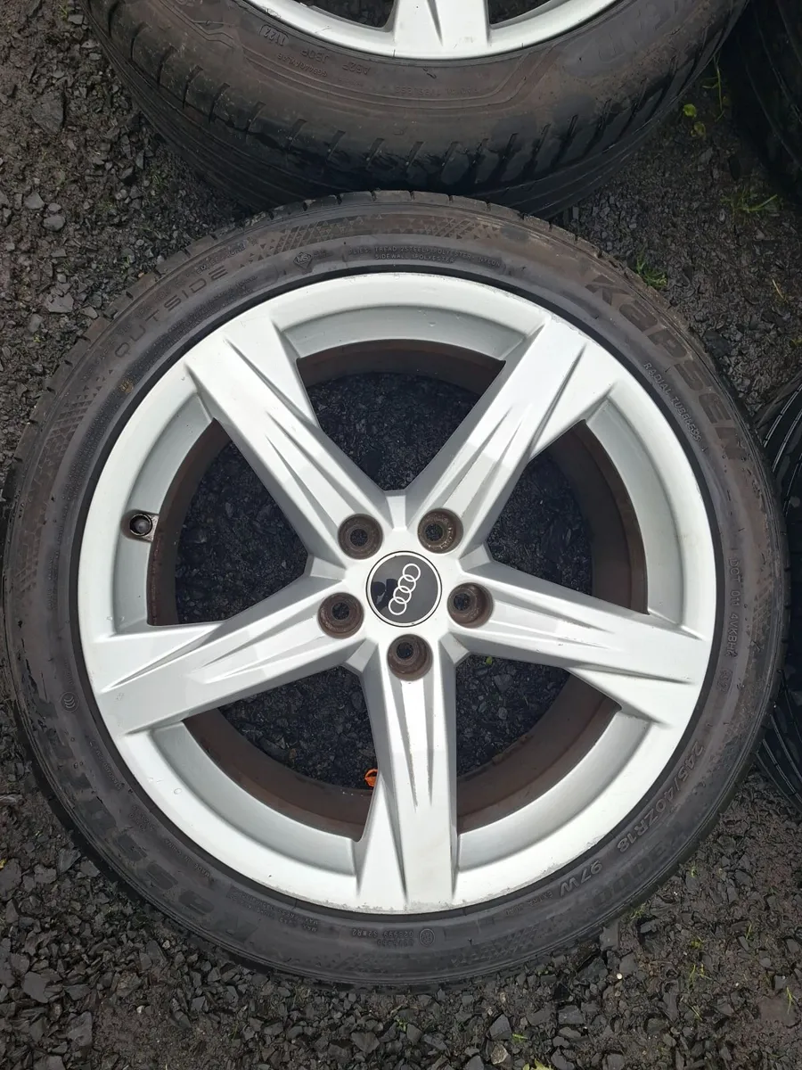 18" Genuine Audi S Line Alloys with tyres - Image 4
