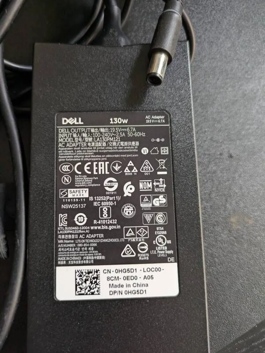 Dell docking station, 130W PSU and security cable - Image 4