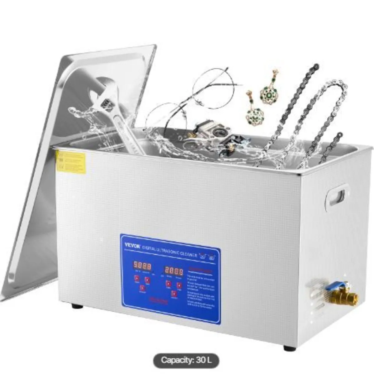 Professional Ultrasonic Cleaner, 30 L - Image 2