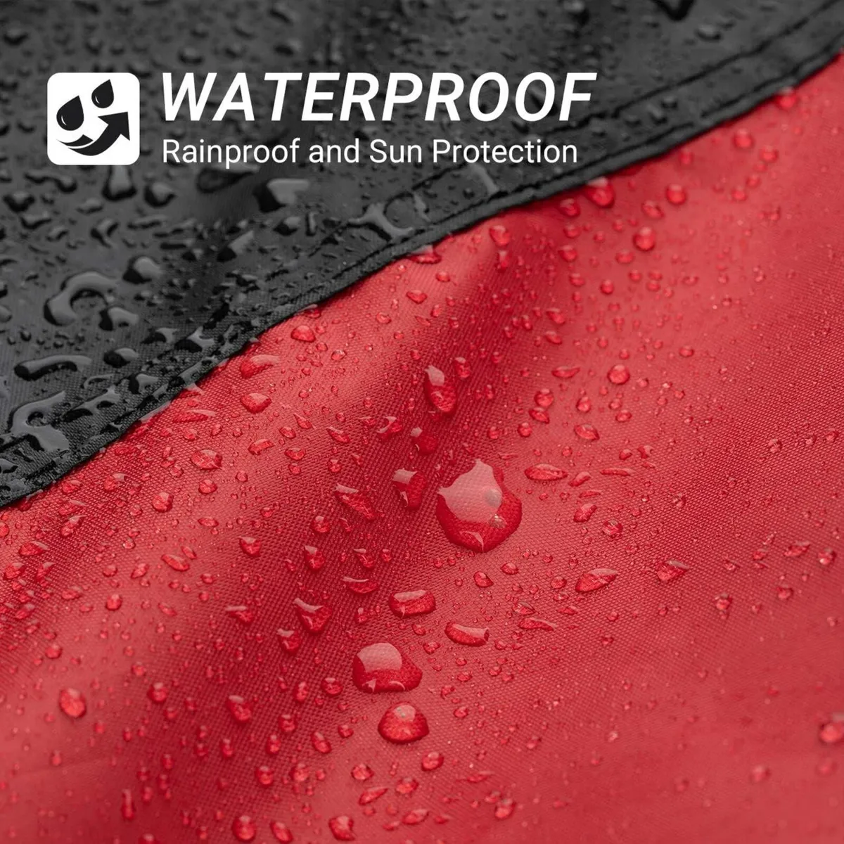 210D Waterproof Outdoor Motorcycle Cover - Image 3