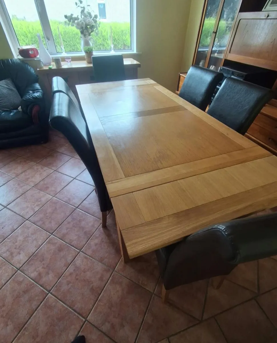 Oak Dining set - Image 2
