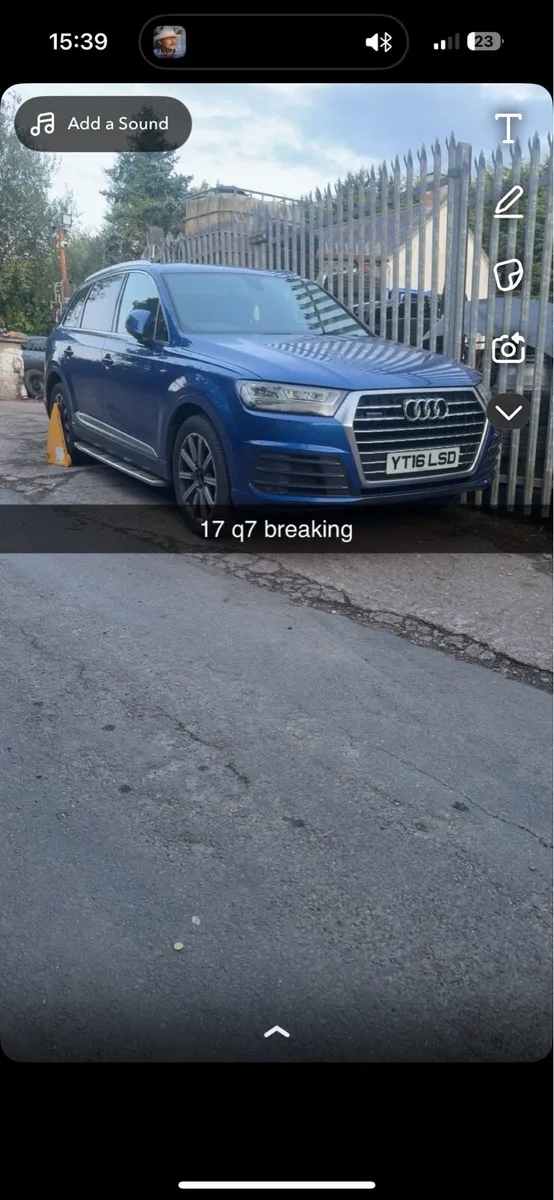 18 Audi q7 rid crt