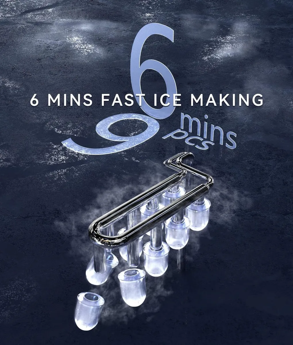 Ice Maker Machine Countertop 12KG 24h 2 Sizes - Image 2