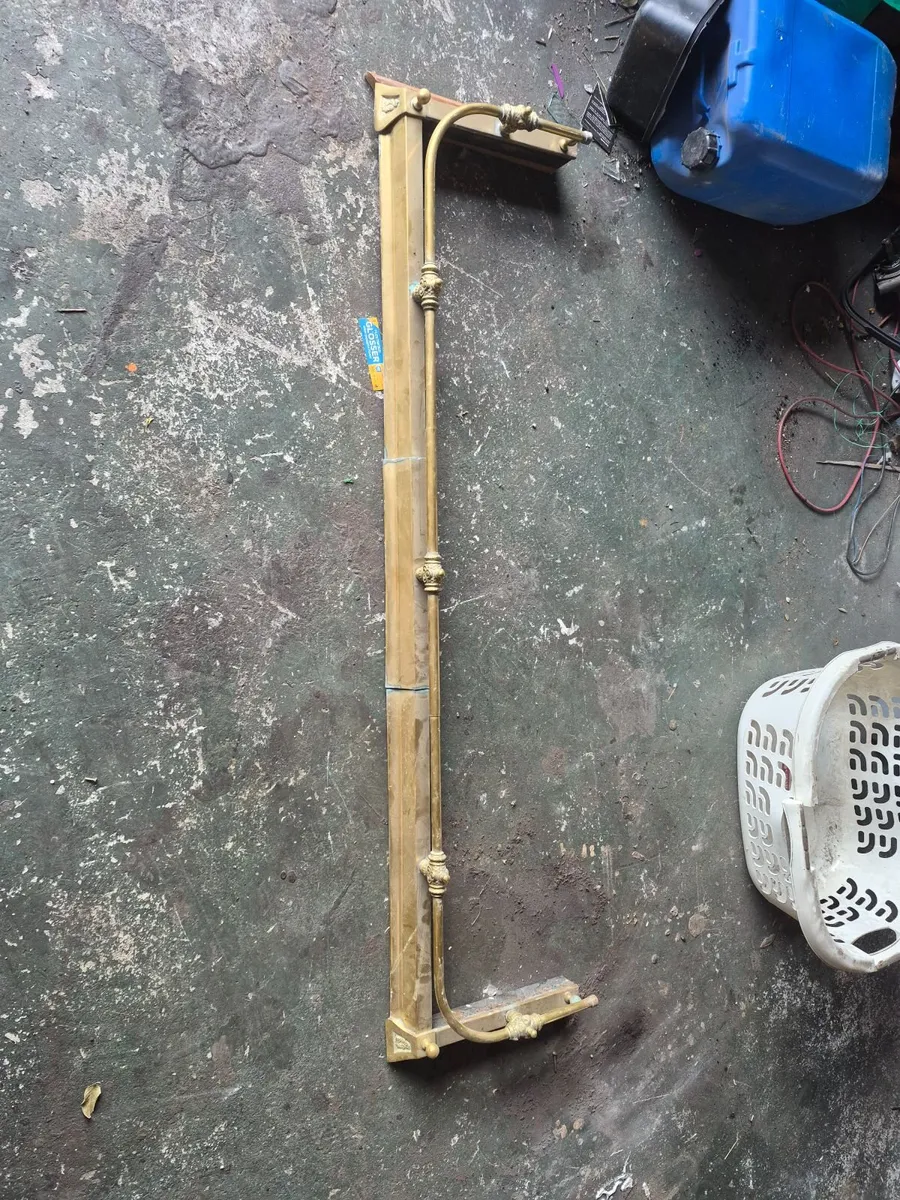 Brass fire surround - Image 2