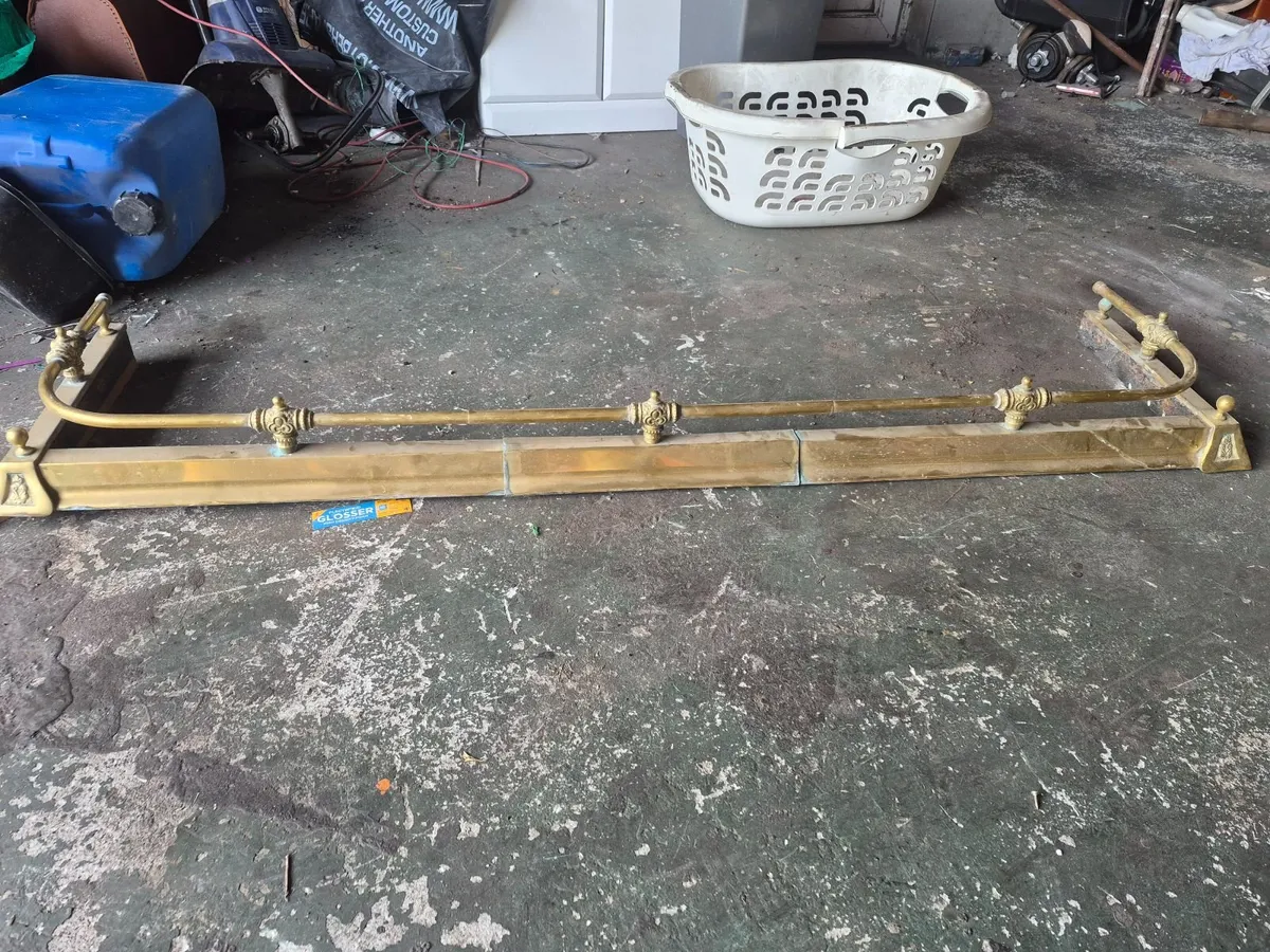 Brass fire surround - Image 1