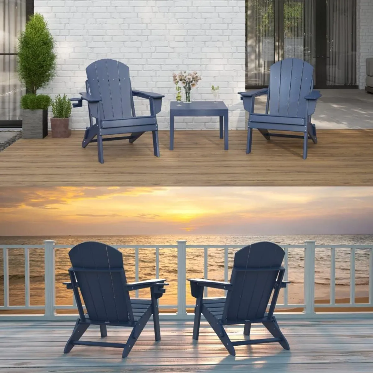 Folding Chair for Garden Patio Or Deck Arm - Image 2