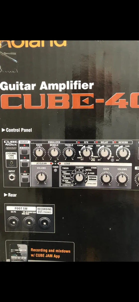 Roland 40GX guitar amp - Image 2