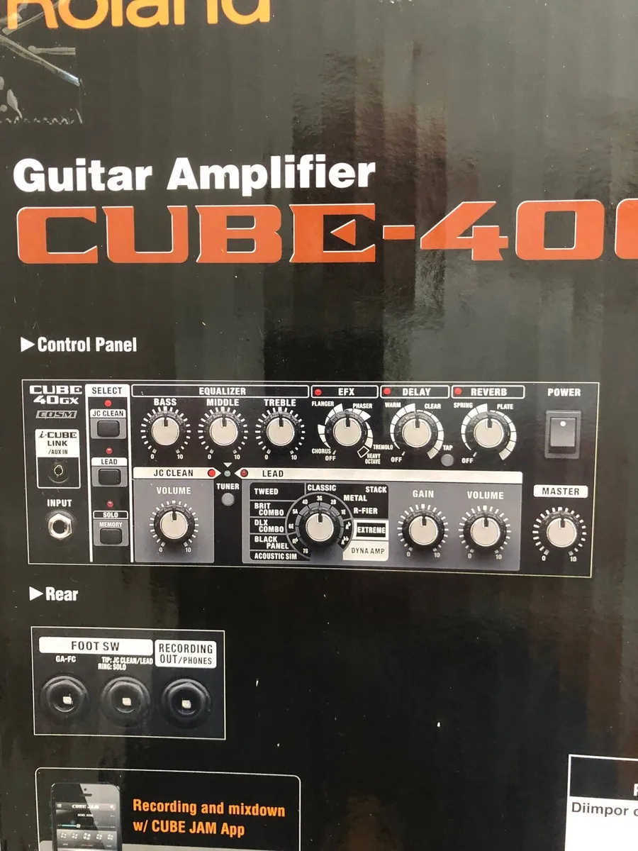 Roland 40GX guitar amp - Image 3