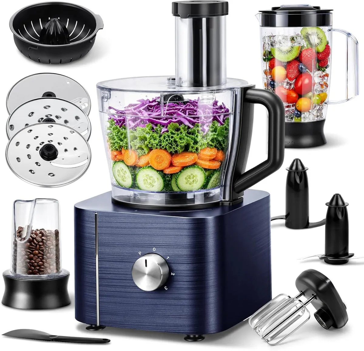 Food Processor 11-In-1 and Blender with Chopping - Image 1