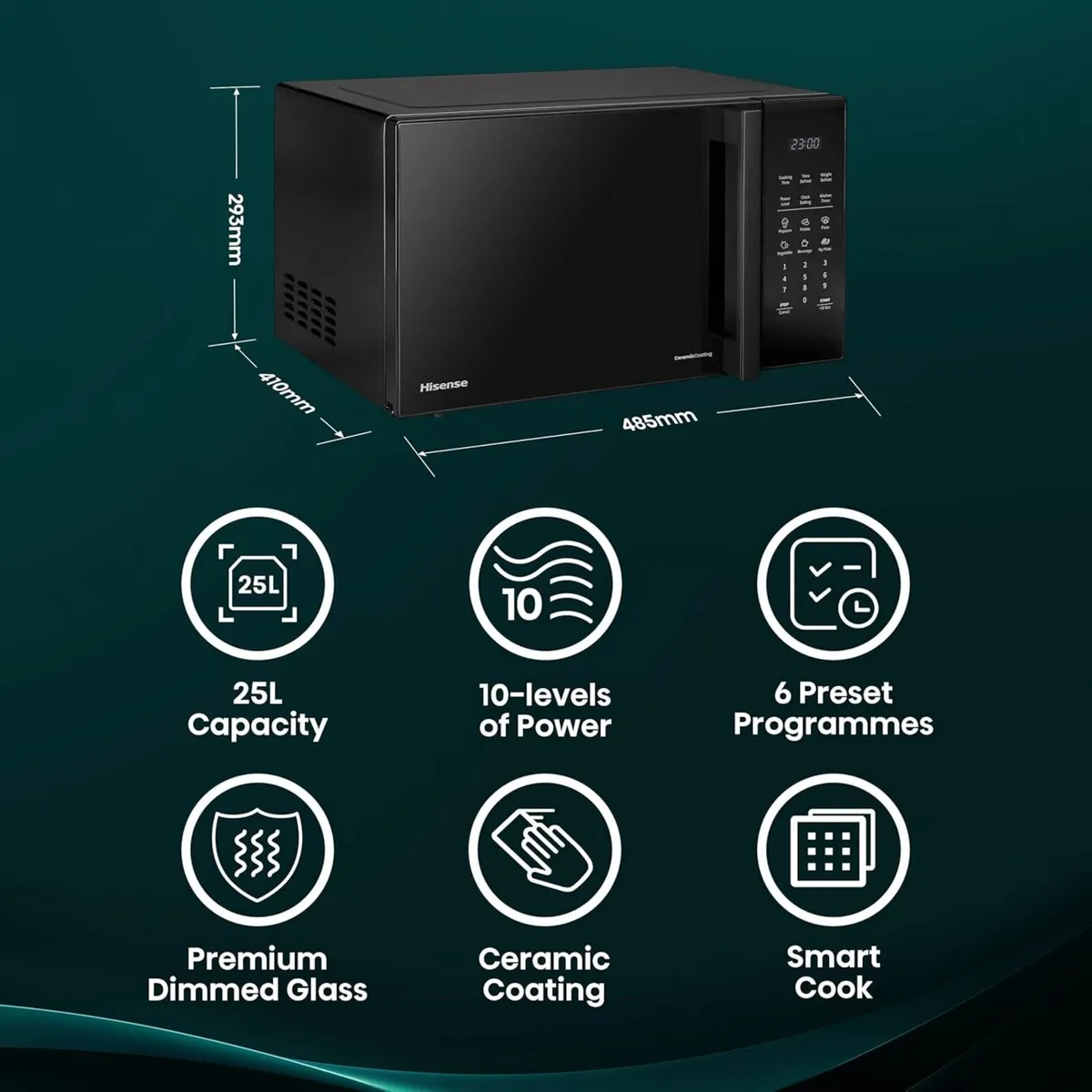 700 Watts 20 Litre Digital Solo Microwave Oven - Image 2