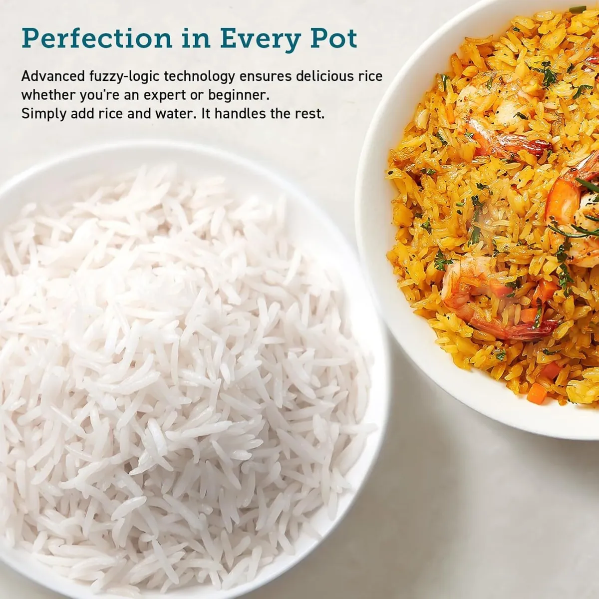 Rice Cooker 5L 10 Cups Ceramic Coated Inner - Image 4