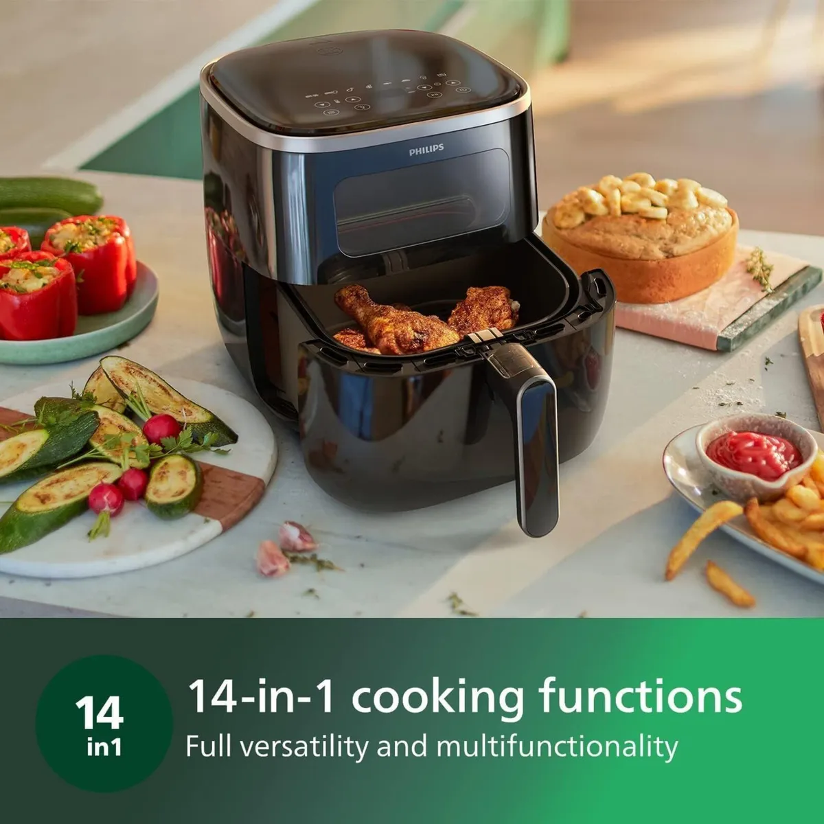 Airfryer Series Xl 5.6L See-Through Window 14-In-1 - Image 3