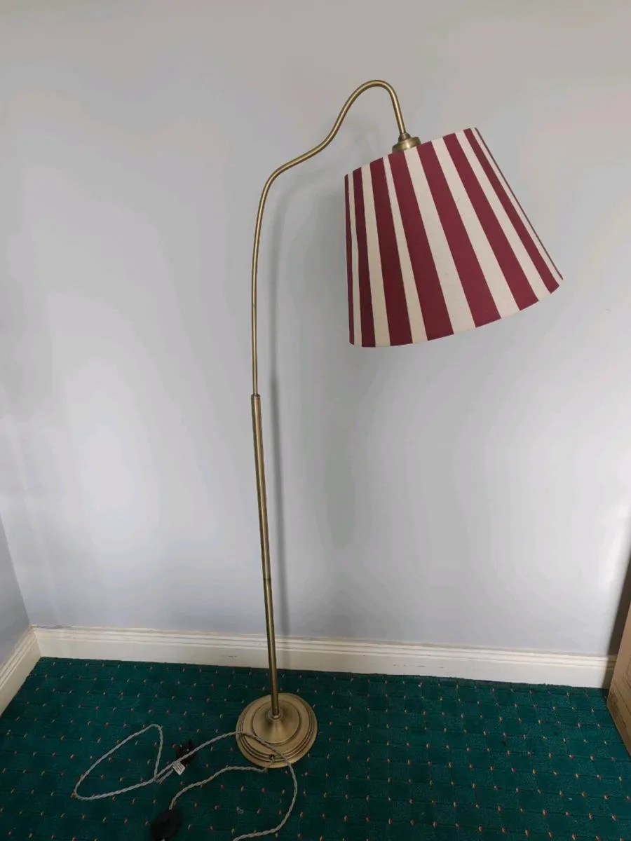 John Lewis Brass Floor Lamp - Image 1