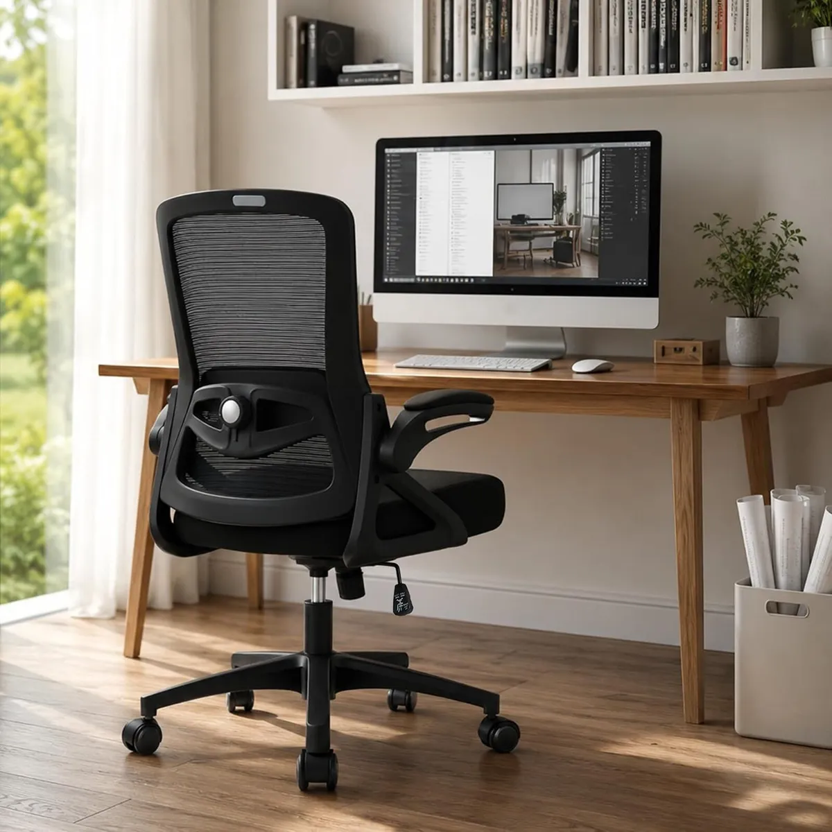 Ergonomic Office Chair 4d Lumbar Support Mesh Desk - Image 2