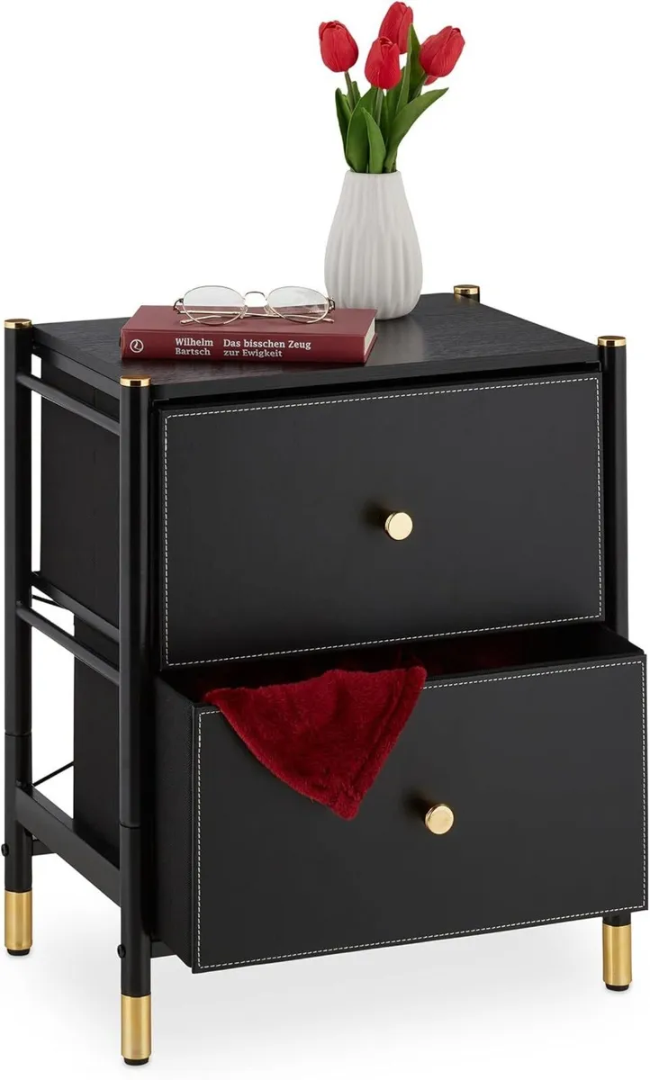 Side Cabinet 2 Drawers - Image 1
