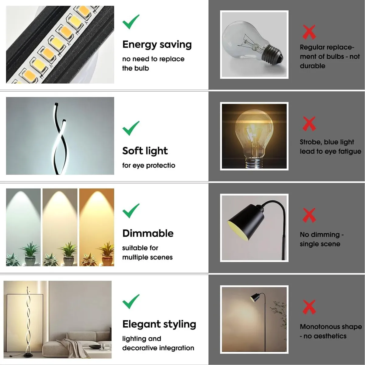 Floor Lamp LED Lamps for Living Room 3 - Image 4