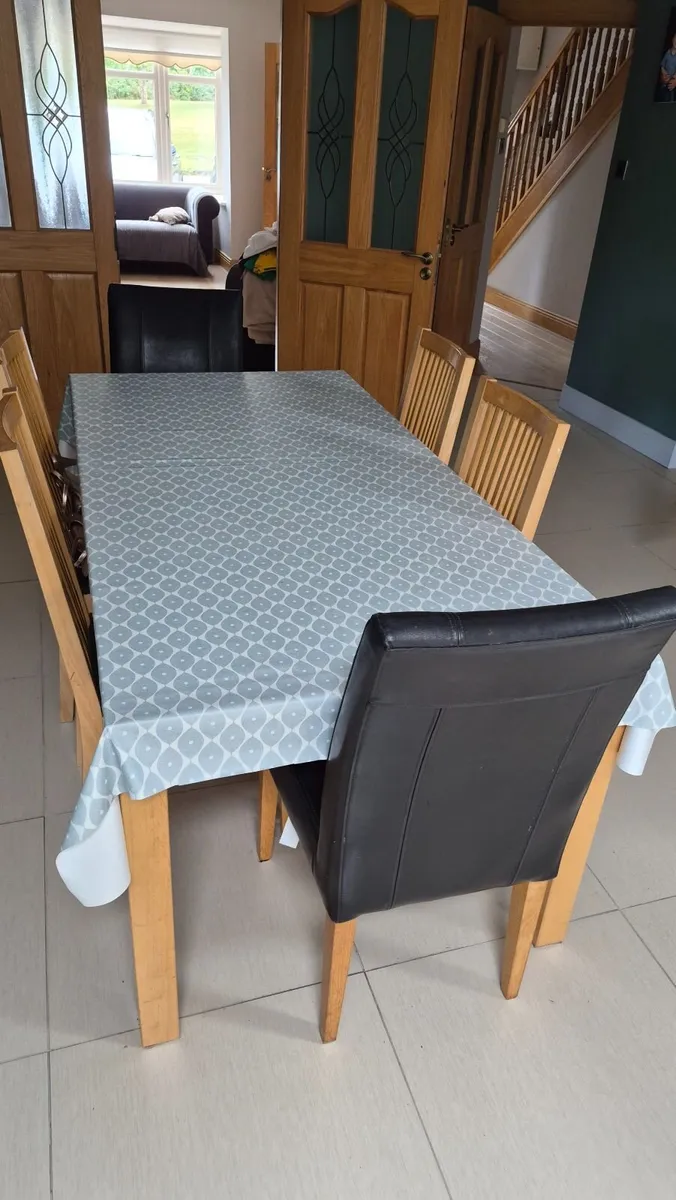 dining table and chairs - Image 1