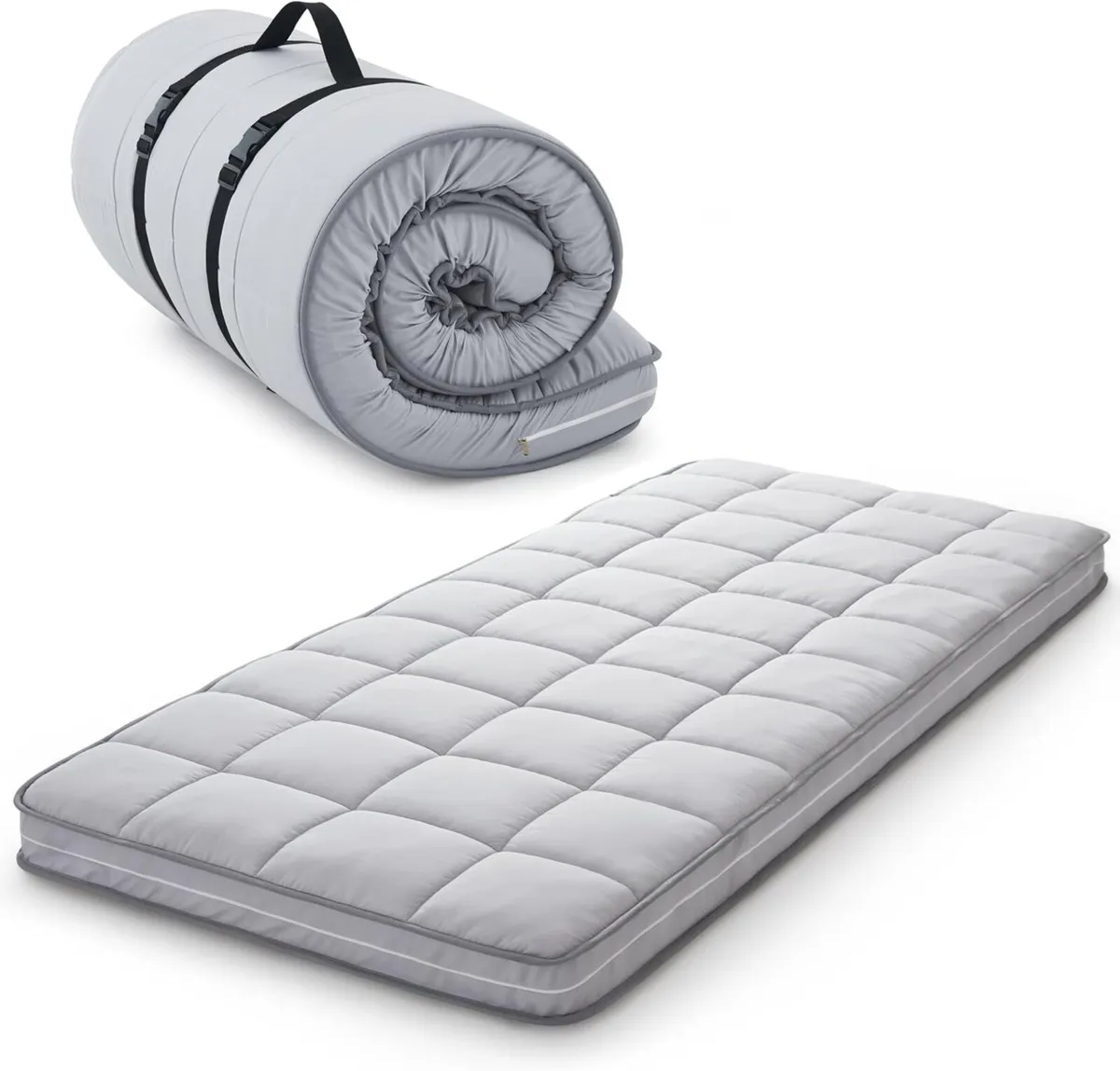 Roll Up Floor Mattress Memory Foam Portable - Image 1