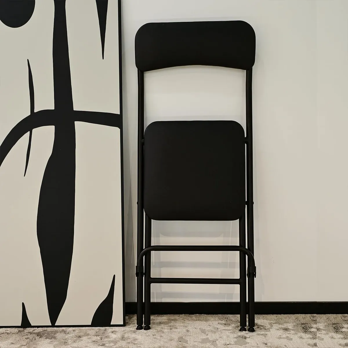 Folding Stool with Footrest 136.1KG Weight - Image 2