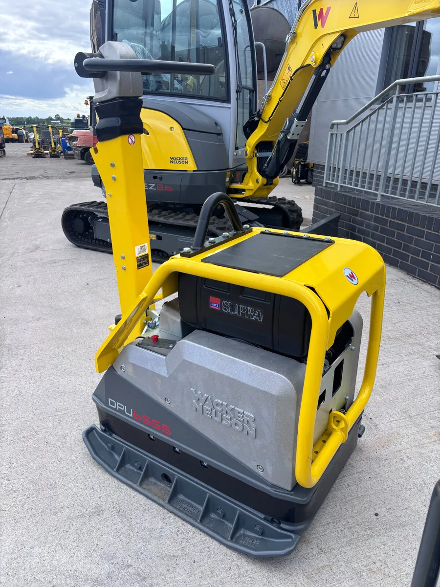 Wacker Neuson DPU6555 heavy diesel plates in stock - Image 1