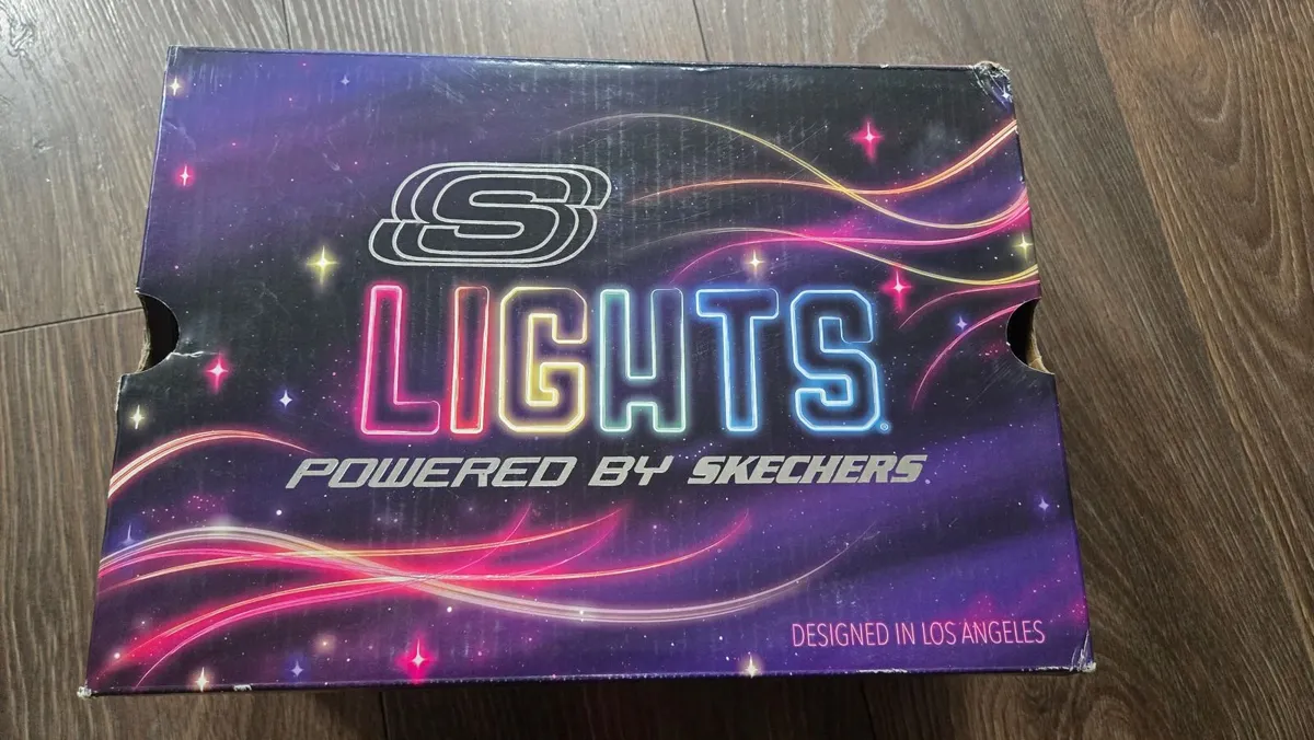 Sketchers Shimmer Beams Junior Girl Size UK 2 - Image 4