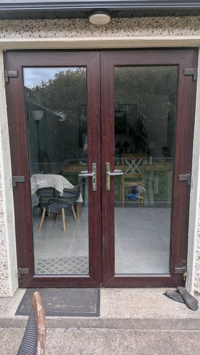 UPVC double French patio doors - Image 1
