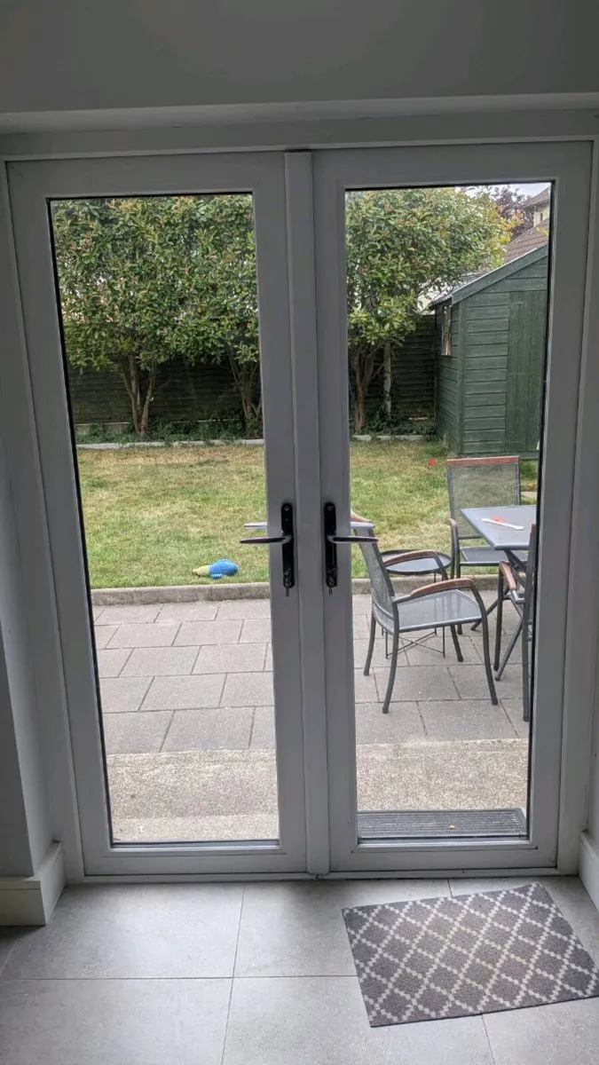 UPVC double French patio doors - Image 2
