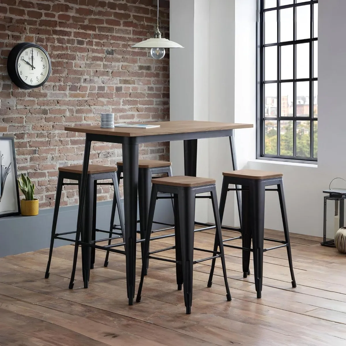 Bar Stool H107 X W43 X D46CM (Set of 2) - Image 1