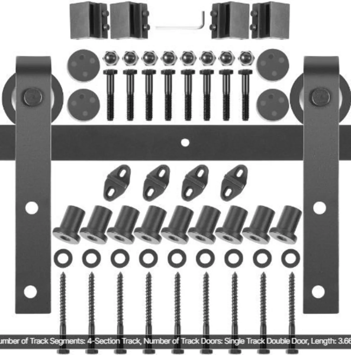 Sliding Barn Door Hardware Kit - Image 2