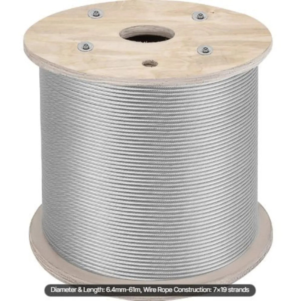 1/4" Stainless Steel Cable 200FT - Image 1