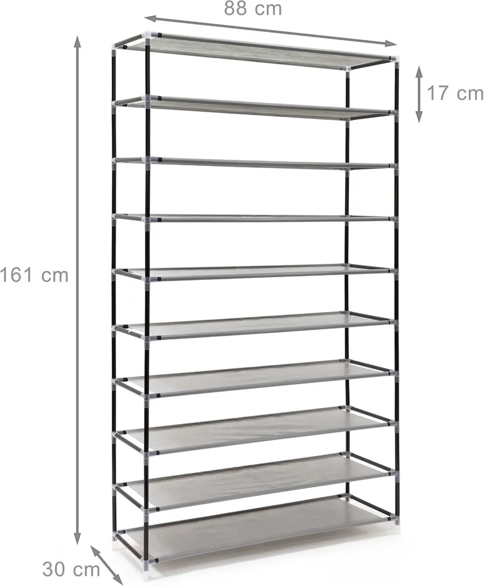Valentin Shoe Rack Storage Unit 161x88x30CM - Image 4