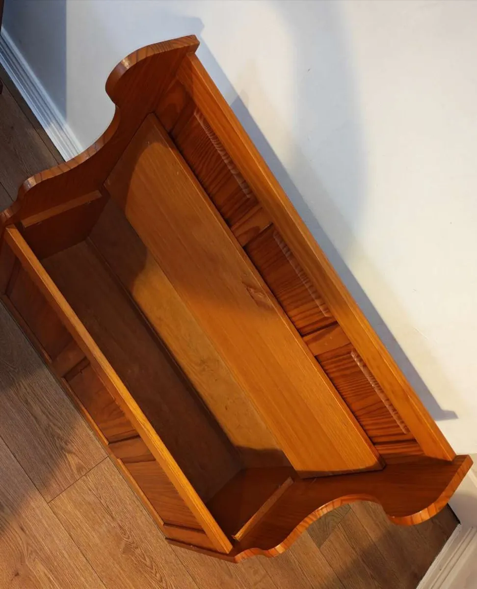 2 Pine Drawer Set/ Wooden Monk Bench - Image 4