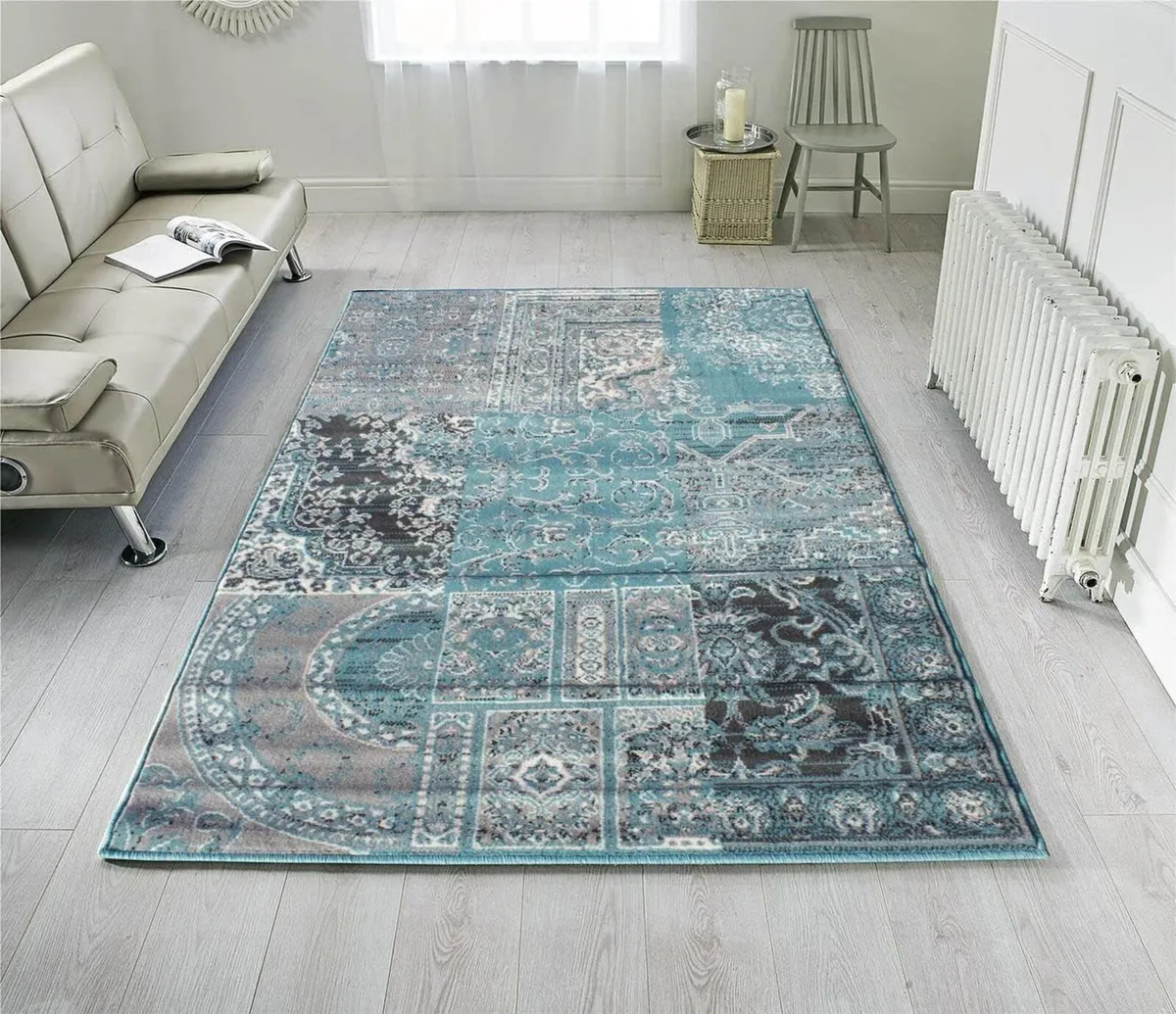 Traditional Moroccan Living Room Area Carpet Rug - Image 1